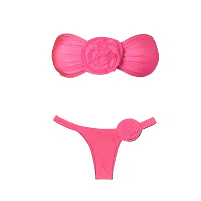 Ak Royalty Resortwear Women's Pink / Purple Rosé Bikini Hot Pink