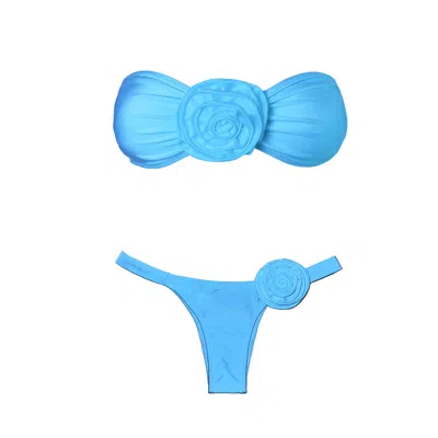 Ak Royalty Resortwear Women's Rosé Bikini Azure Blue