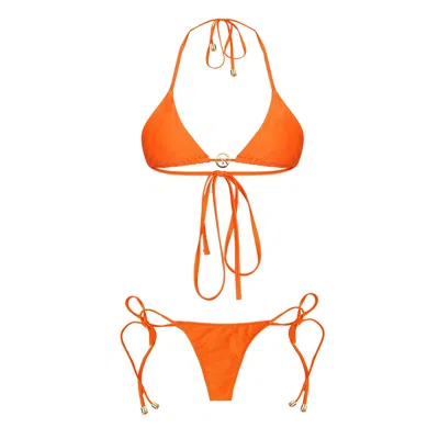 Ak Royalty Resortwear Women's Yellow / Orange Pamela Bikini Orange