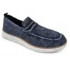 Akademiks Dayton 01 Mens Knit Laceless Slip-on Shoes In Blue