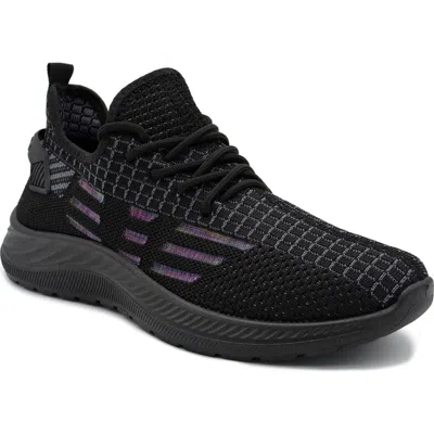 Akademiks Flux Slip-on Sneaker In Black