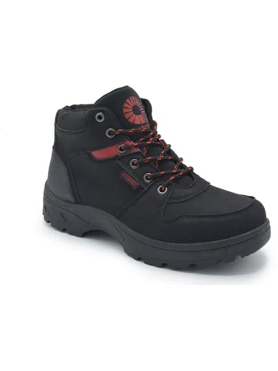 Akademiks Hunter Mens Ankle Padded Insole Work & Safety Boot In Black