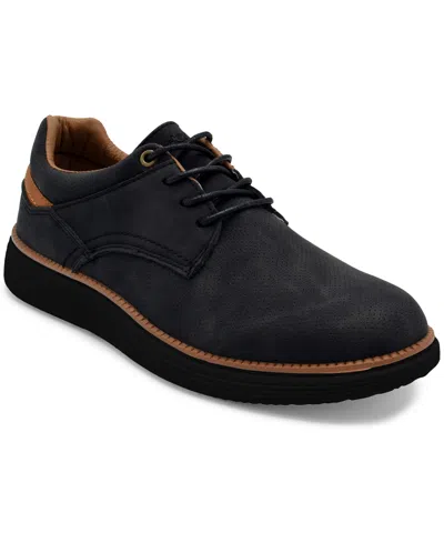 Akademiks Men's Dayton Oxford Dress Casual Sneakers In Black