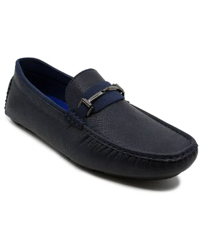 Akademiks Men's Dover Driving Loafers In Blue