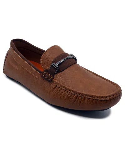 Akademiks Men's Dover Driving Loafers In Brown