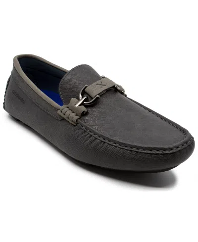 Akademiks Men's Dover Driving Loafers In Gray