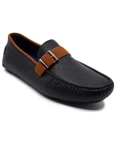 Akademiks Men's Dover Slip On Driving Loafers In Black