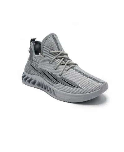 Akademiks Men's Fit 3.0 Knit Jogger Sneakers In Grey