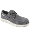 Akademiks Knox Boat Shoe In Grey