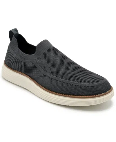 Akademiks Men's Olney Knit Slip-on Shoes In Grey