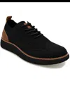Akademiks Men's Olney Wingtip Knit Oxford Shoes In Black
