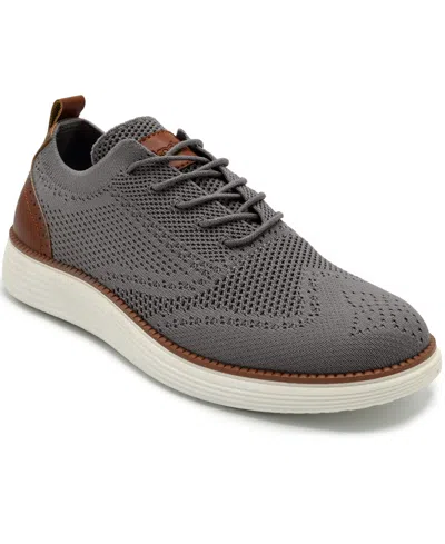 AKADEMIKS MEN'S OLNEY WINGTIP KNIT OXFORD SHOES