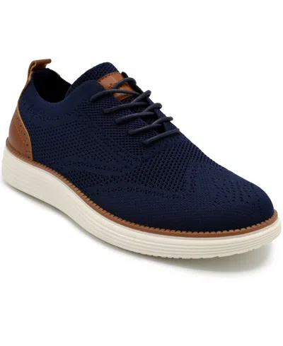 AKADEMIKS MEN'S OLNEY WINGTIP KNIT OXFORD SHOES