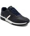 Akademiks Point Sneaker In Navy
