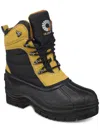 Akademiks Snow 01 Mens Lace-up Waterproof Ankle Boots In Yellow