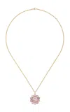 Akaila Reid 18k Yellow Gold Pearl; Sapphire Necklace