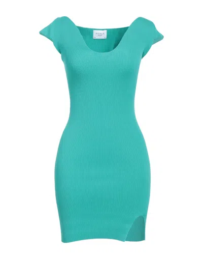 Akala Studio Short Dresses In Green