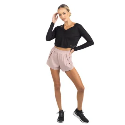 Akalia Ashley Long Sleeve Breathable Top In Black