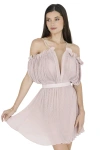 Akalia Oriella Sleeveless Mini Dress (pink) In Pink
