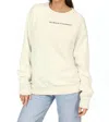 Akalia Hannah Accolade Pullover In Parchment In Neutral