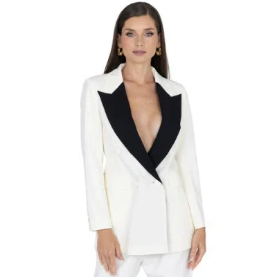 AKALIA AKALIA MENDY DOUBLE BREASTED TUXEDO JACKET