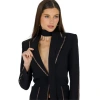 Akalia Nina Blazer With Belt In Black