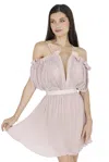 Akalia Oriella Sleeveless Mini Dress (pink) In Pink