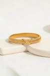 Akalia Stylish Waterproof Love Twist Bracelet With Gold Plating In Gold