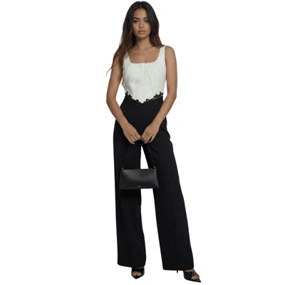 Akalia The Soiree Contrast Jumpsuit In Multi