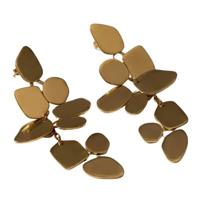 Akalia Valentina Waterproof Statement Dangle Earring In Black