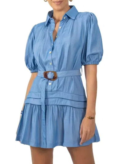 Akalia Bree Women's Mini Dress Blue Jean Color