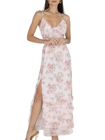 Akalia Hailey Carmen Dress In Pink