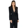 Akalia Yena Blazer With Belt In Black