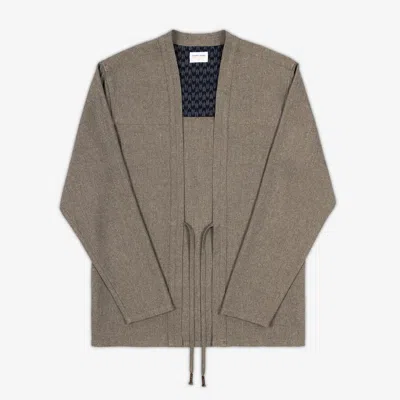 Akashi-kama Suit Noragi Jacket In Brown