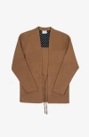 Akashi-kama Technical Noragi Jacket In Brown