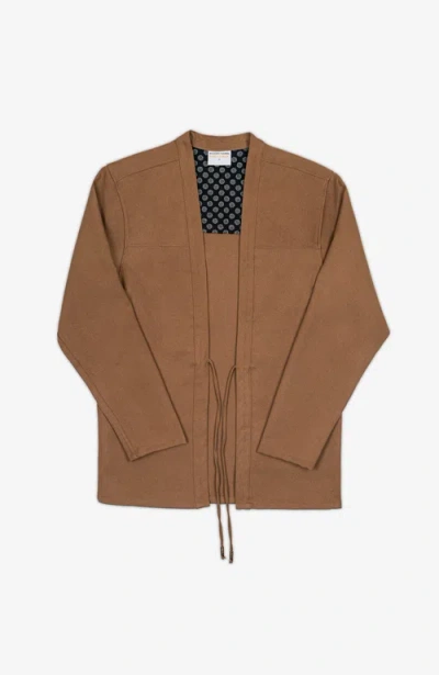 Akashi-kama Technical Noragi Jacket In Brown