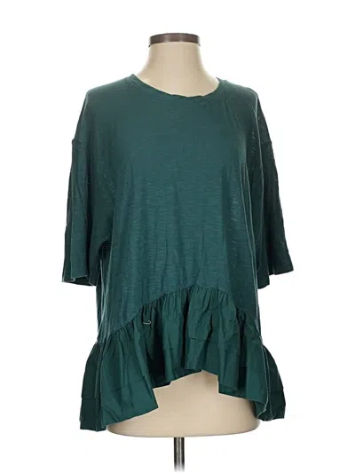 Pre-owned Akemi + Kin 3/4 Sleeve T-shirt In Blue