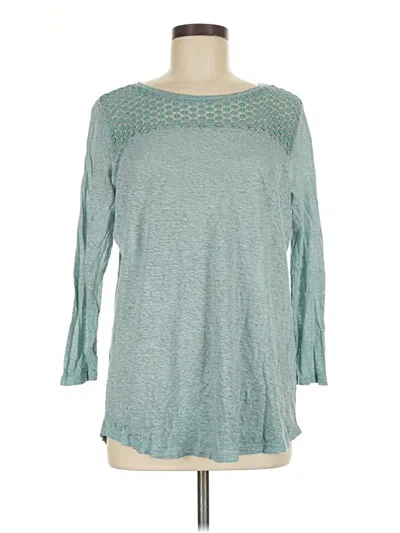 Pre-owned Akemi + Kin 3/4 Sleeve T-shirt In Blue