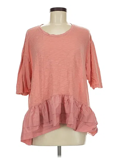 Pre-owned Akemi + Kin 3/4 Sleeve T-shirt In Pink