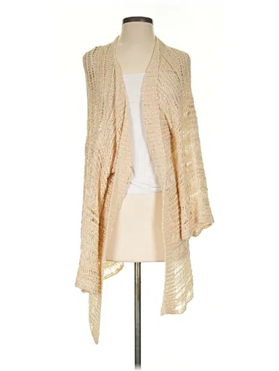 Pre-owned Akemi + Kin Cardigan Sweater In Gold