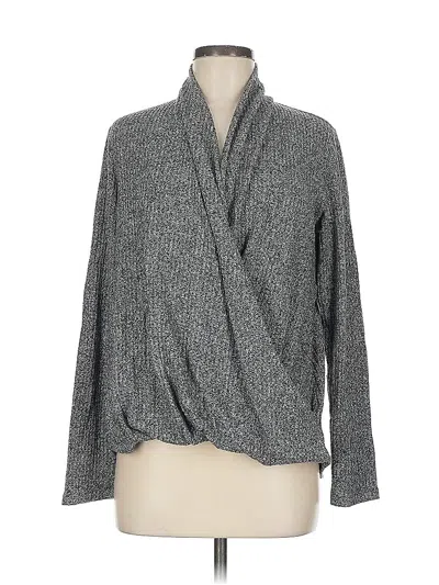 Pre-owned Akemi + Kin Cardigan Sweater In Gray