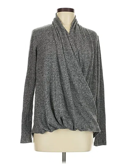 Pre-owned Akemi + Kin Cardigan Sweater In Gray