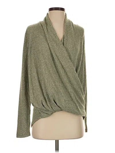 Pre-owned Akemi + Kin Cardigan Sweater In Green