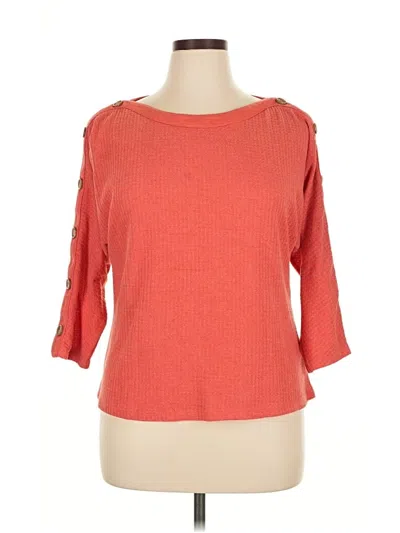 Pre-owned Akemi + Kin Cardigan Sweater In Orange
