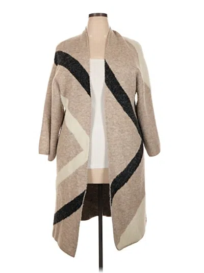 Pre-owned Akemi + Kin Cardigan Sweater In Tan