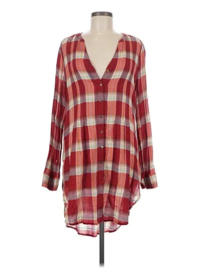 Pre-owned Akemi + Kin Casual Dress In Burgundy