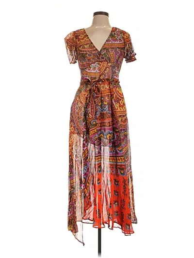 Pre-owned Akemi + Kin Casual Dress In Orange