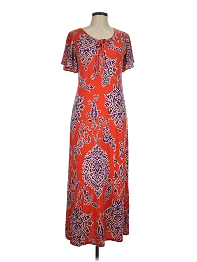 Pre-owned Akemi + Kin Casual Dress In Orange
