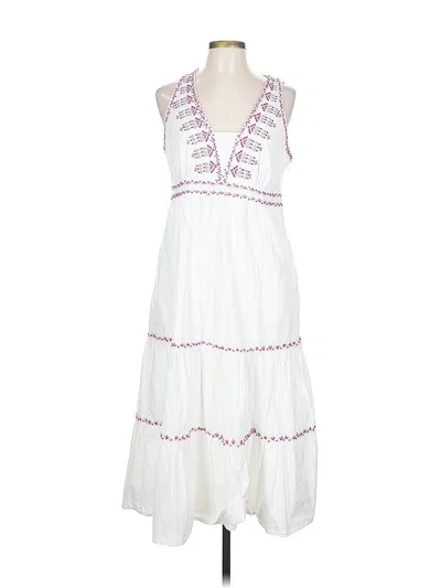 Pre-owned Akemi + Kin Casual Dress In White
