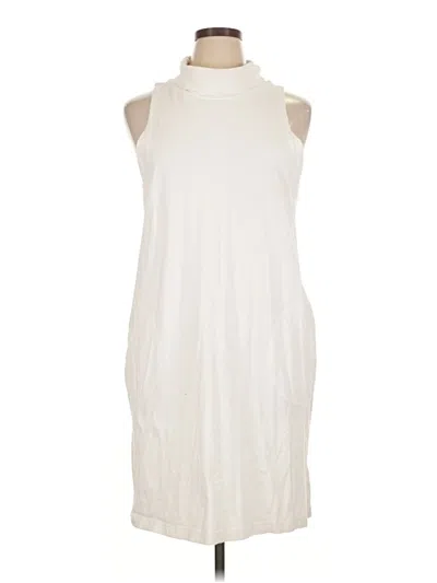 Pre-owned Akemi + Kin Casual Dress In White